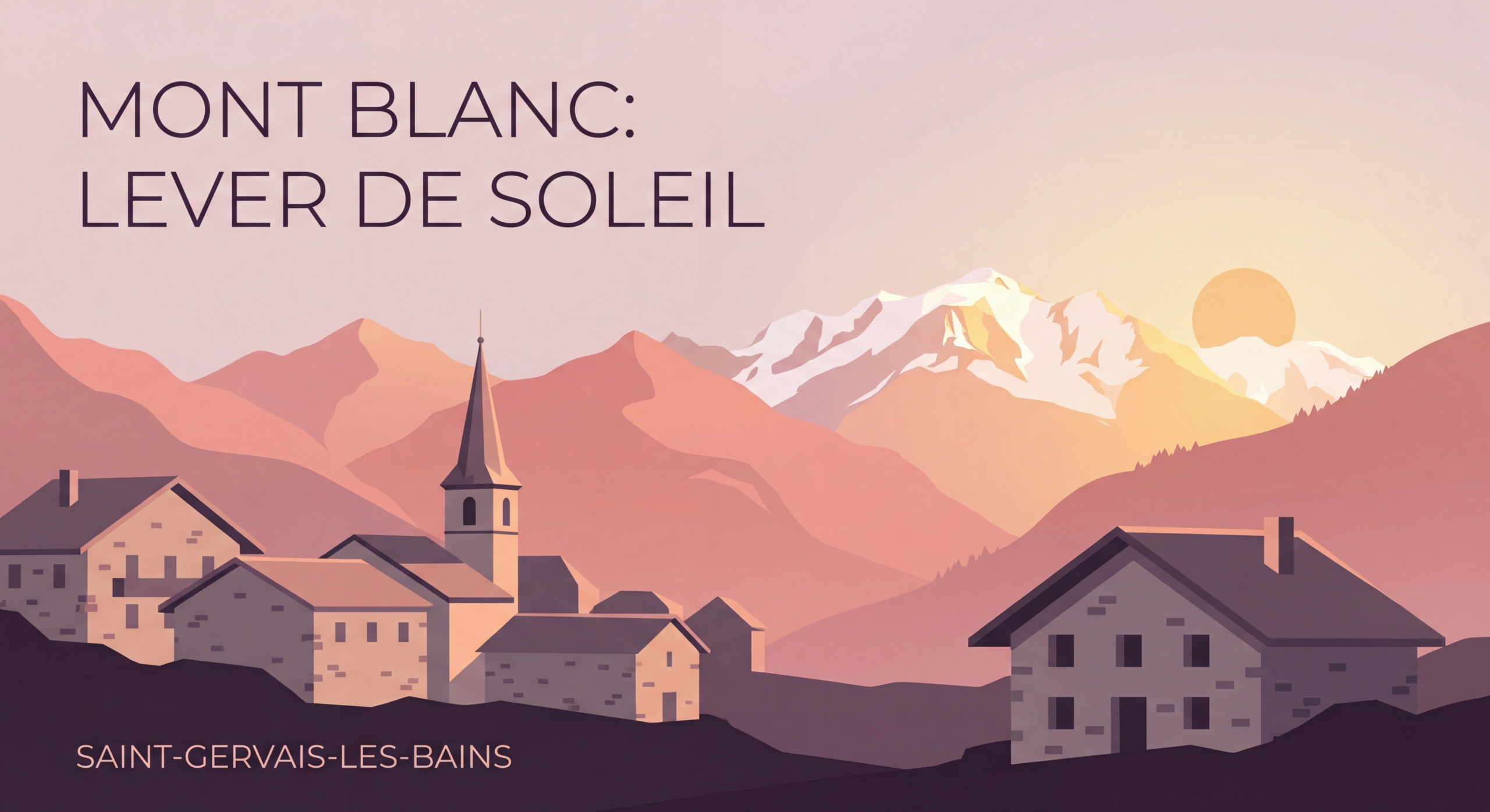 saint gervais les bains Mont blanc